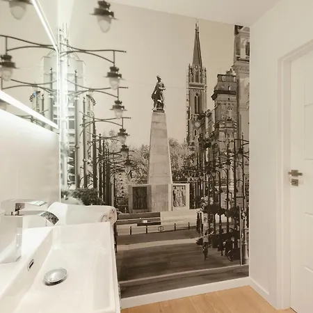 Centrum Wigury Dostep Na Kod Blisko Galeria Lodzka Piotrkowska Szary Apartament Łódź